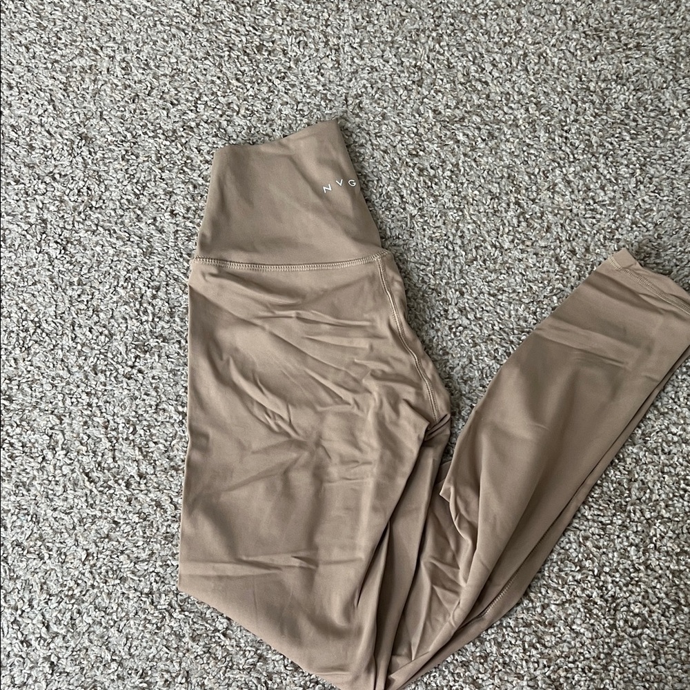 NVGTN Beige High-Rise Leggings